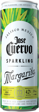 Jose Cuervo Sparkling Margarita Can 4X330ML
