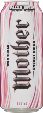Mother Razzleberry Sugar Free Can 4X500ML