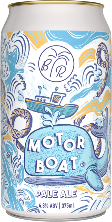 Bay Road Motor Boat Pale Can 16X375ML