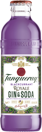 Tanqueray Royale Blackcurrant & Soda Btl 24X275ML