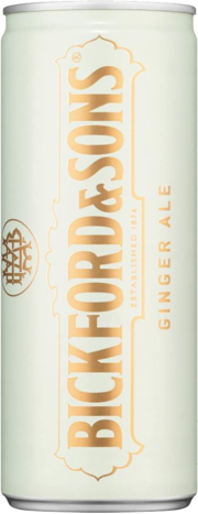 Bickfords Ginger Ale Can 1X250ML
