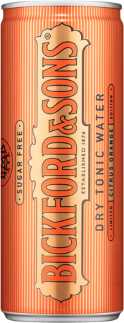 Bickfords Orange Dry Tonic Water 1X250ML