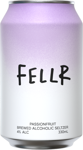 Fellr Passionfruit Seltzer Can 24X330ML