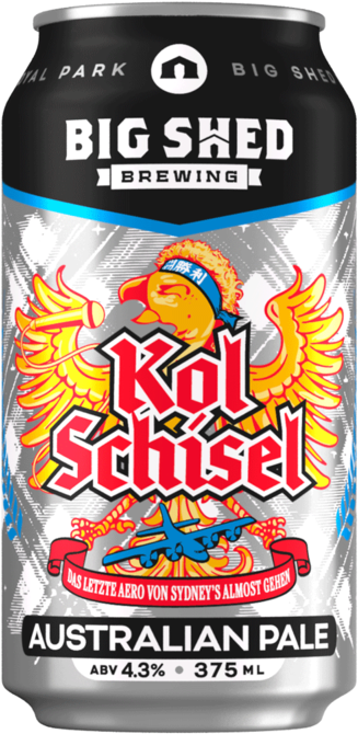 Big Shed Kol Schisel Can 4X375ML