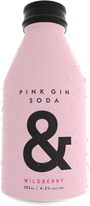 Ampersand Wild Berry Pink Gin Soda Btl 4.2% 1X355ML