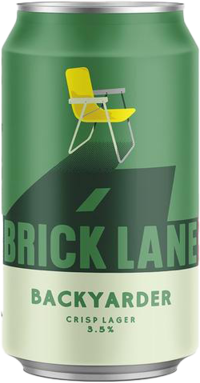 Brick Lane Backyarder Crisp Lager Can 24X355ML