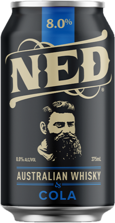 Ned Kelly Whisky & Cola 8% Can 24X375ML