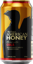 Wild Turkey American Honey Bourbon & Cola Can 4X375ML