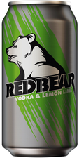 Red Bear Vodka & Lemon Lime 4.0% 375ML Can