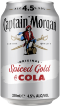 Captain Morgan Rum & Cola 4.5% Can 6X330/375ML