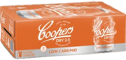 Coopers Dry 3.5% Can 24X375ML