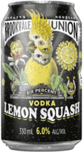 Brookvale Union Vodka & Lemon Squash Can 4X330ML