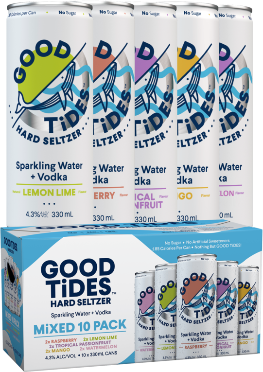 Good Tides Mixed Seltzer Can 10X330ML