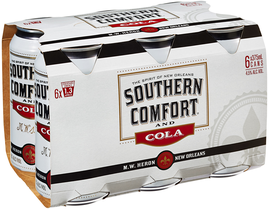 Southern Comfort & Cola Can 6X375ML
