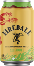 Fireball & Apple 6.6% Can 4X355ML