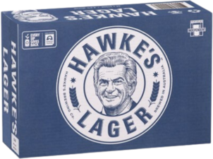 Hawkes Lager Can 24X375ML