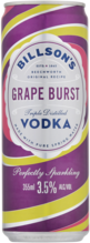 Billsons Vodka & Grape Burst Can 4X355ML
