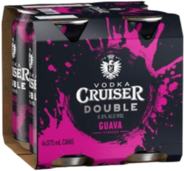 Vodka Cruiser Double Guava 6.8% Can 4X375ML