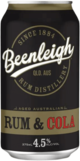 Beenleigh Rum & Cola 4.5% Can 4X375ML