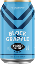 Block & Grapple Front Row Lager Can 24X375ML