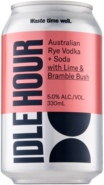 Idle Hour Vodka & Soda Lime & Bramble Bush Can 4X330ML