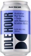 Idle Hour Vodka & Soda Passionfruit & Lemon Myrtle Can 4X330ML