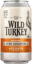 Wild Turkey Bourbon & Cola 4.8% Zero Can 4X375ML