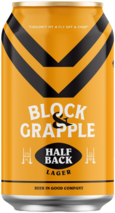 Block & Grapple Half Back Lager Can 24X375ML