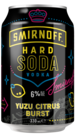 Smirnoff Soda & Yuzu 6% Can 4X330ML