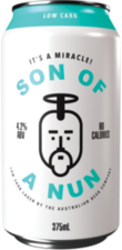 Son Of A Nun Lowcarb Beer Can 24X375ML