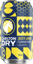 Carlton Dry Lemon Can 4X330ML