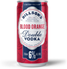 Billsons Blood Orange Double Vodka Can 4X250ML