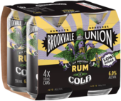 Brookvale Union 6% Rum & Cola Can 4X330ML