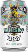 Brookvale Union 6% Whiskey & Dry Can 4X330ML