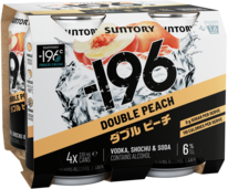 Suntory -196 Double Peach 6% Can 4X330ML