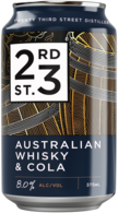 Twenty Third St Australian Whisky Cola 8% Can 4X375ML