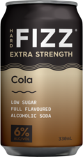 Hard Fizz Extra Strength Cola Can 4X330ML