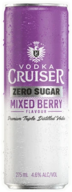 Vodka Cruiser No Sugar Mixed Berry Can 4X275ML