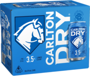 Carlton Dry Mid 3.5% Can 30X375ML