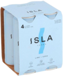 Isla Vodka Lime & Soda Can 4X330ML