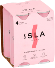 Isla Vodka Watermelon & Berry Can 4X330ML