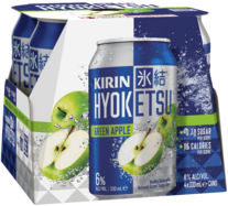 Kirin Hyoketsu & Green Apple 6% Can 4X330ML