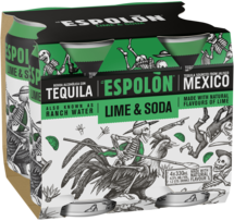 Espolon Tequila Lime & Soda Can 4X330ML