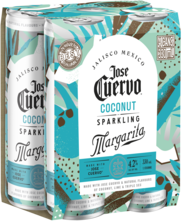 Jose Cuervo Sparkling Coconut Margarita Can 4X330ML