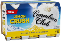 Canadian Club Citrus Lemon Crush Can 6X375ML