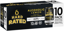Hard Rated Lemon 6% Can 10X330ML
