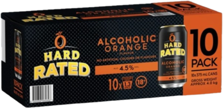 Hard Rated Orange 4.5% Can 10X375ML