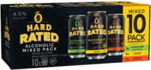 Hard Rated Mixed 4.5% Can 10X375ML