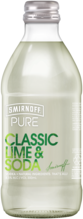 Smirnoff Pure Lime & Soda Can 10X330ML