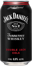Jack Daniels Double Jack & Cola Can 4X375ML